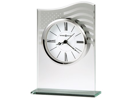 Howard Miller Liberty Beveled Glass Clock
