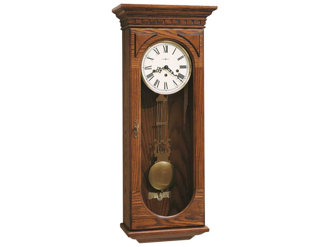 Howard Miller Westbrook Oak Yorkshire Jewelers Regulator Clock HOW613110