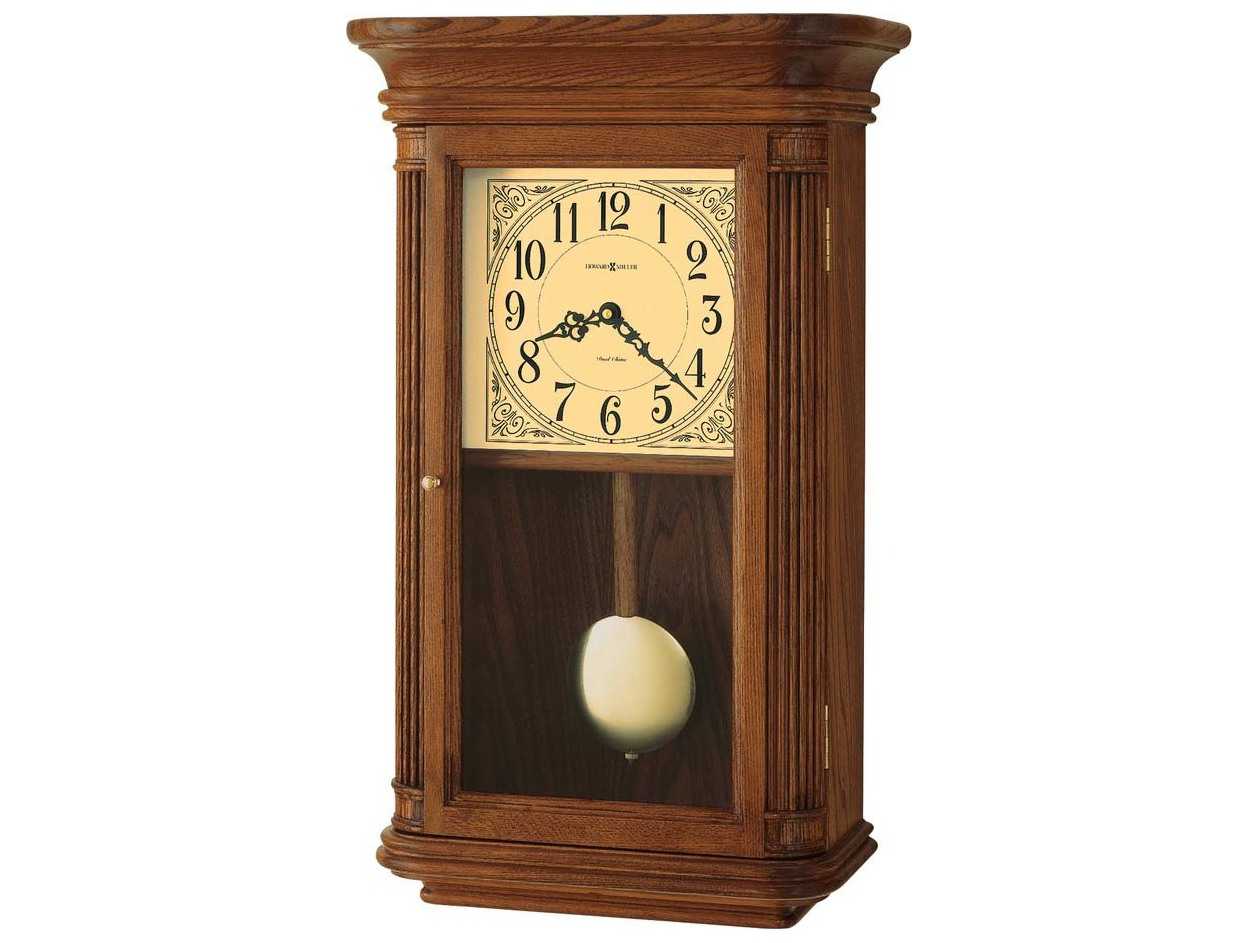 Howard Miller Westbrook Oak Chiming Wall Clock HOW625281