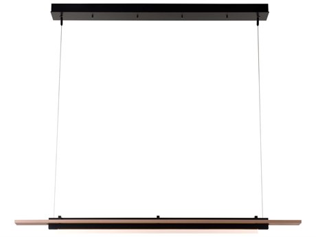 Hubbardton Forge Plank 1-Light LED Geometric Linear Island Pendant