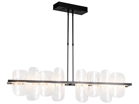Hubbardton Forge Vitre 1-Light Glass LED Geometric Linear Island Pendant