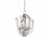 Hudson Valley Arietta 12" Wide 4-Light Aged Brass Clear Glass Candelabra Chandelier  HV6512AGB