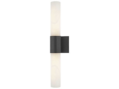 Hudson Valley Barkley 2-Light Old Bronze Off White LED Wall Sconce