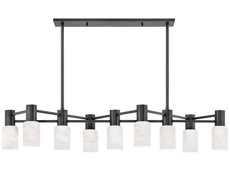 Hudson Valley Centerport 9-Light Old Bronze LED Cylinder Island Pendant
