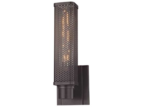 Hudson Valley Gibbs 1-Light Old Bronze Wall Sconce