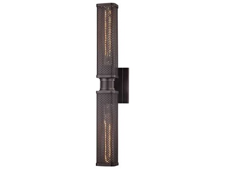 Hudson Valley Gibbs 2-Light Old Bronze Wall Sconce