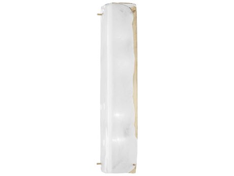 Hudson Valley Hines 4-Light Aged Brass Glass Wall Sconce
