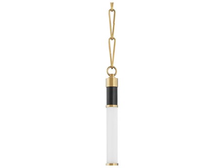 Hudson Valley Huntington 1-Light Aged Old Bronze LED Cylinder Mini Pendant
