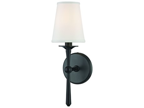 Hudson Valley Islip 1-Light Old Bronze White Wall Sconce