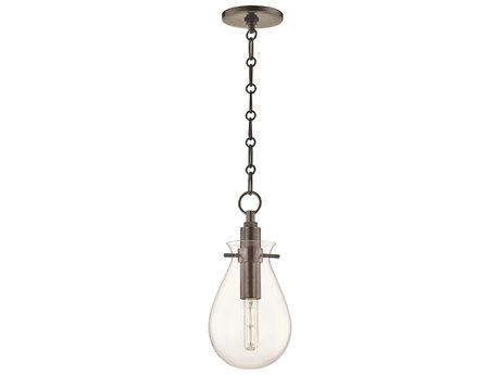 Hudson Valley Ivy 1-Light Old Bronze Clear Glass LED Mini Pendant