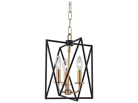 Hudson Valley Laszlo 3-Light Aged Brass Candelabra Chandelier