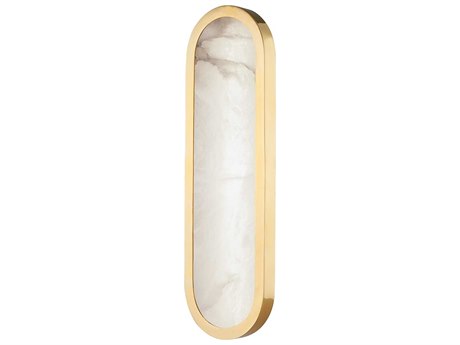 Hudson Valley Manhasset 1-Light Aged Brass LED Wall Sconce
