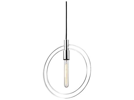 Hudson Valley Masonville 1-Light Polished Nickel Round Pendant