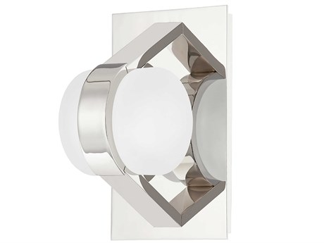 Hudson Valley Orbit 1-Light Polished Nickel LED Wall Sconce