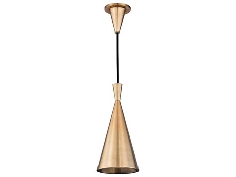 Hudson Valley Ovid 1-Light Aged Brass Mini Pendant