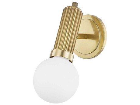 Hudson Valley Reade 1-Light Aged Brass LED Wall Sconce