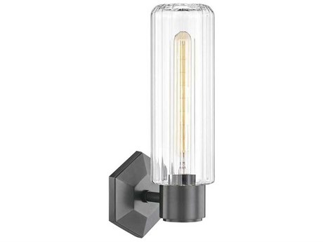 Hudson Valley Roebling 1-Light Old Bronze Glass Wall Sconce
