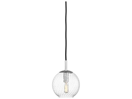Hudson Valley Rousseau 1-Light Polished Chrome Clear Glass Mini Pendant