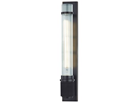 Hudson Valley Shaw 1-Light Old Bronze Glass LED Wall Sconce