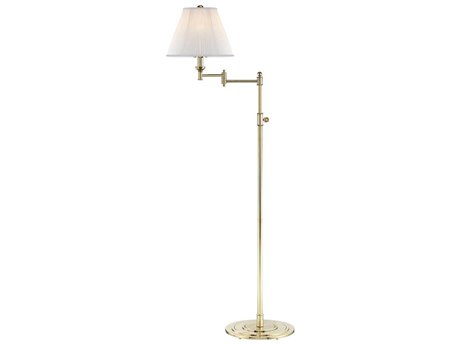 Hudson Valley Signature Aged Brass Floor Lamp