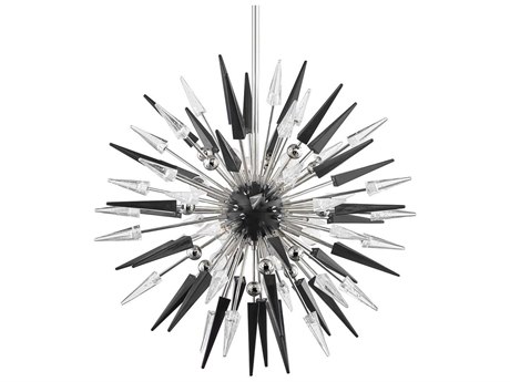 Hudson Valley Sparta 12-Light Polished Nickel Pendant