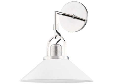 Hudson Valley Syosset 1-Light Polished Nickel Wall Sconce