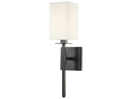 Hudson Valley Taunton 1-Light Old Bronze Off White Wall Sconce
