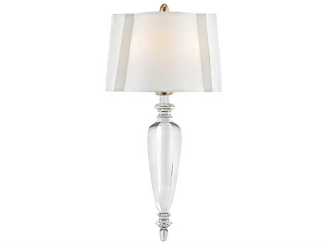 Hudson Valley Tipton 2-Light Aged Brass Off White Wall Sconce