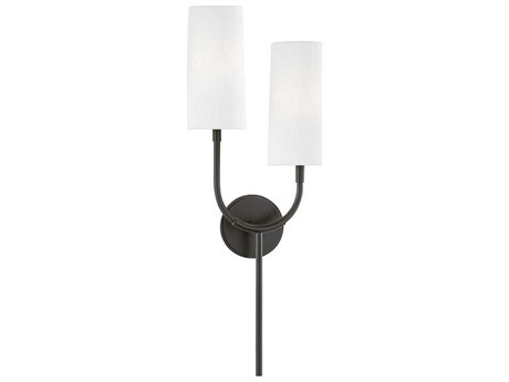 Hudson Valley Vesper 2-Light Old Bronze Wall Sconce