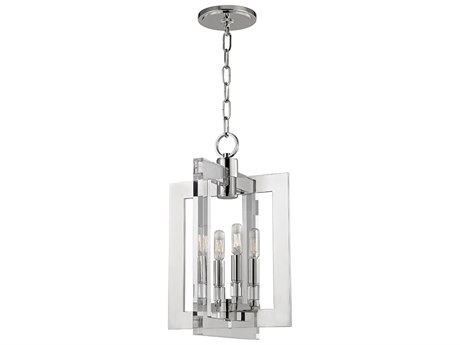 Hudson Valley Wellington 4-Light Polished Nickel Candelabra Chandelier