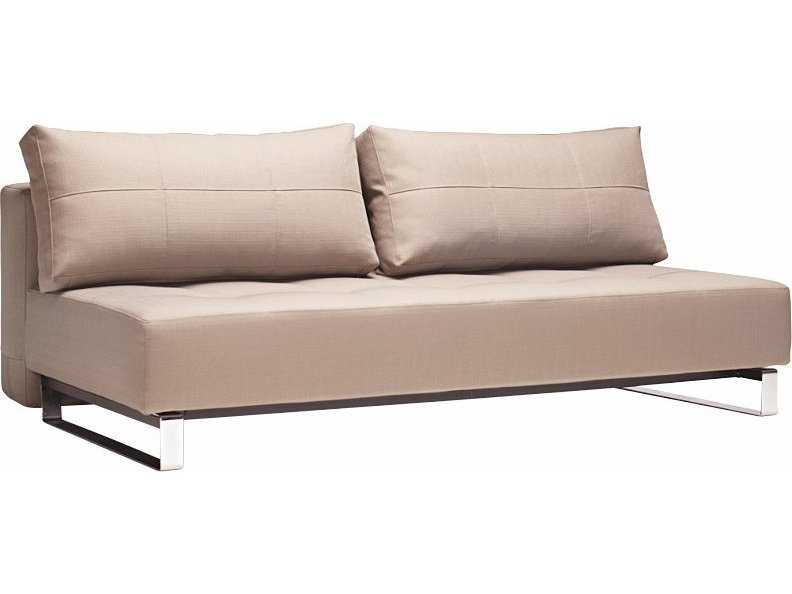 Innovation Supremax Deluxe Excess Lounger Medium Gray Sofa Bed