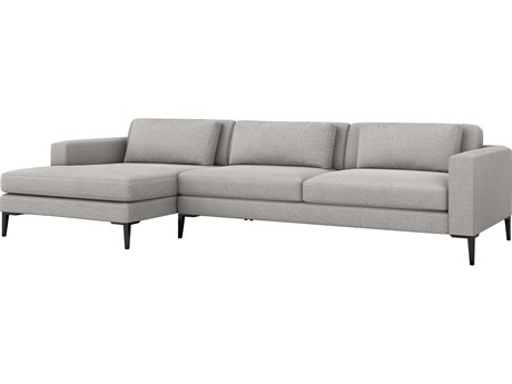 steno betaling Boven hoofd en schouder Interlude Home Izzy Pure Grey / Gunmetal Two-Piece Sectional Sofa with Left  Chaise | IL1990156