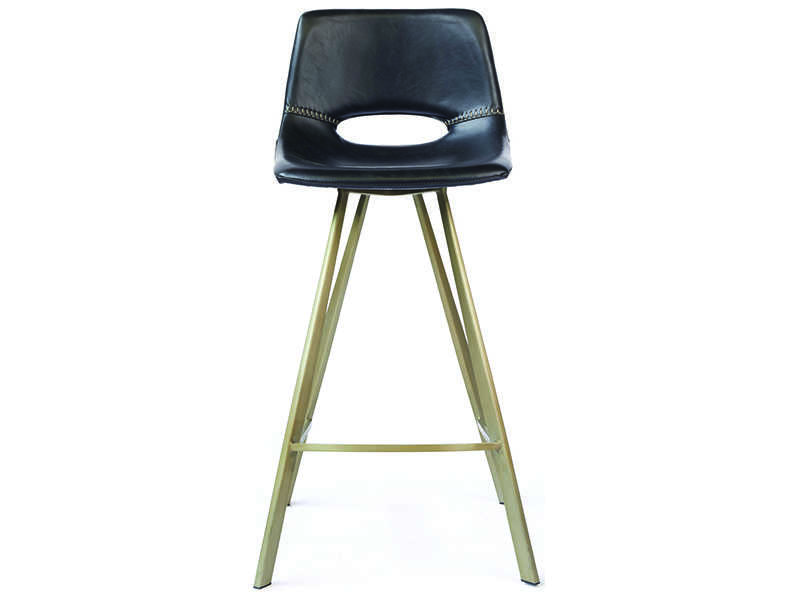 matte black counter height stools