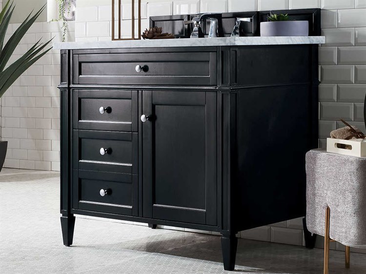 James Martin Furniture Brittany Black Onyx 36'' Wide Single Vanity
