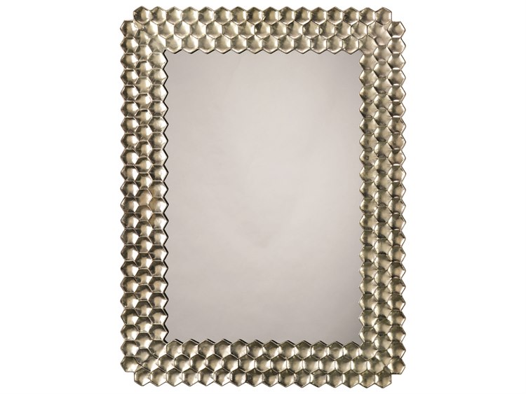 Jamie Young Company Honeycomb Champagne Mirror