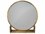 Jamie Young Company Odyssey Antique Iron & Marble 24'' Wide Round Dresser Mirror  JYC7ODYSMIAI