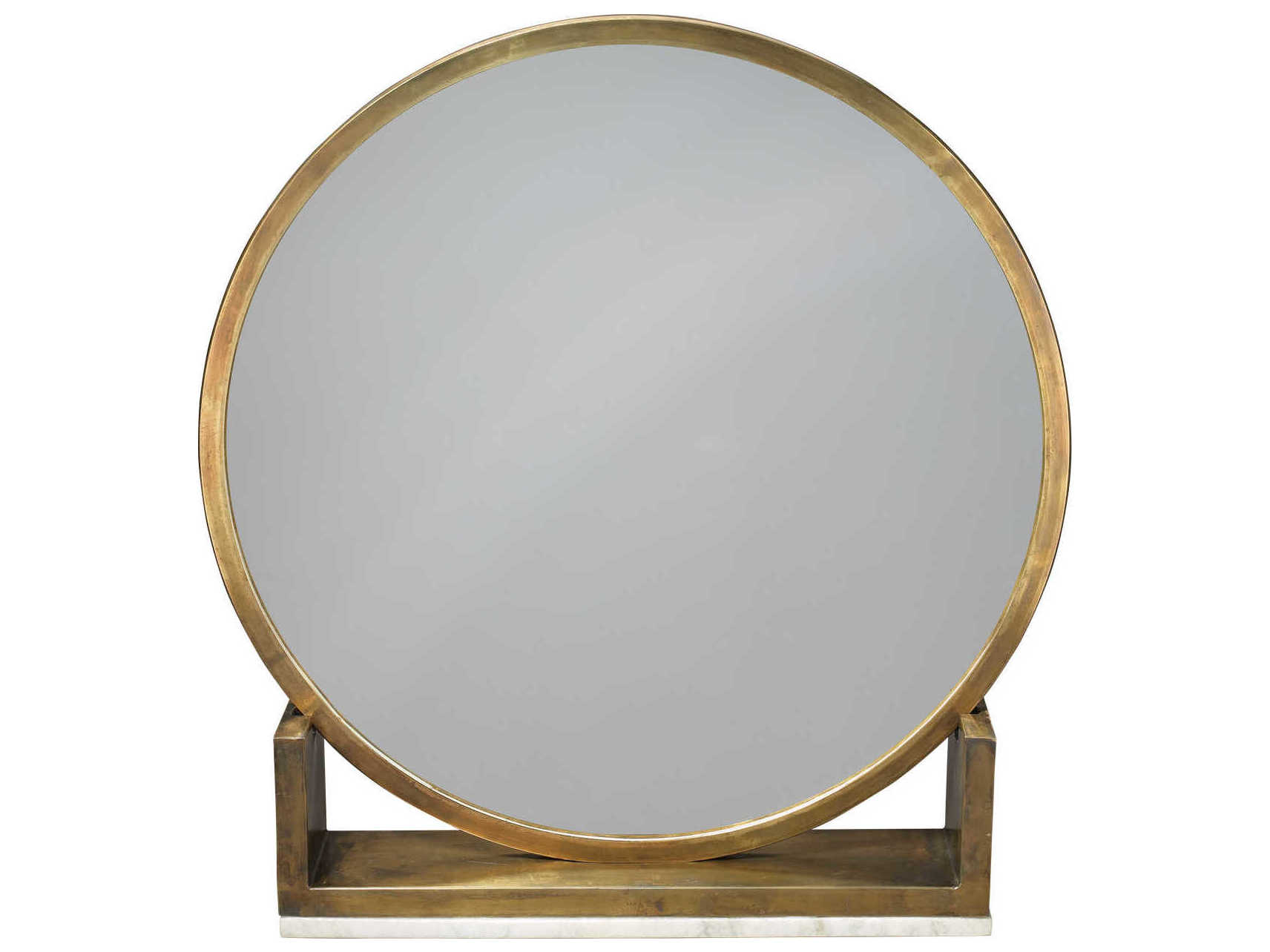Jamie Young Company Odyssey Antique Brass Marble 24 Wide