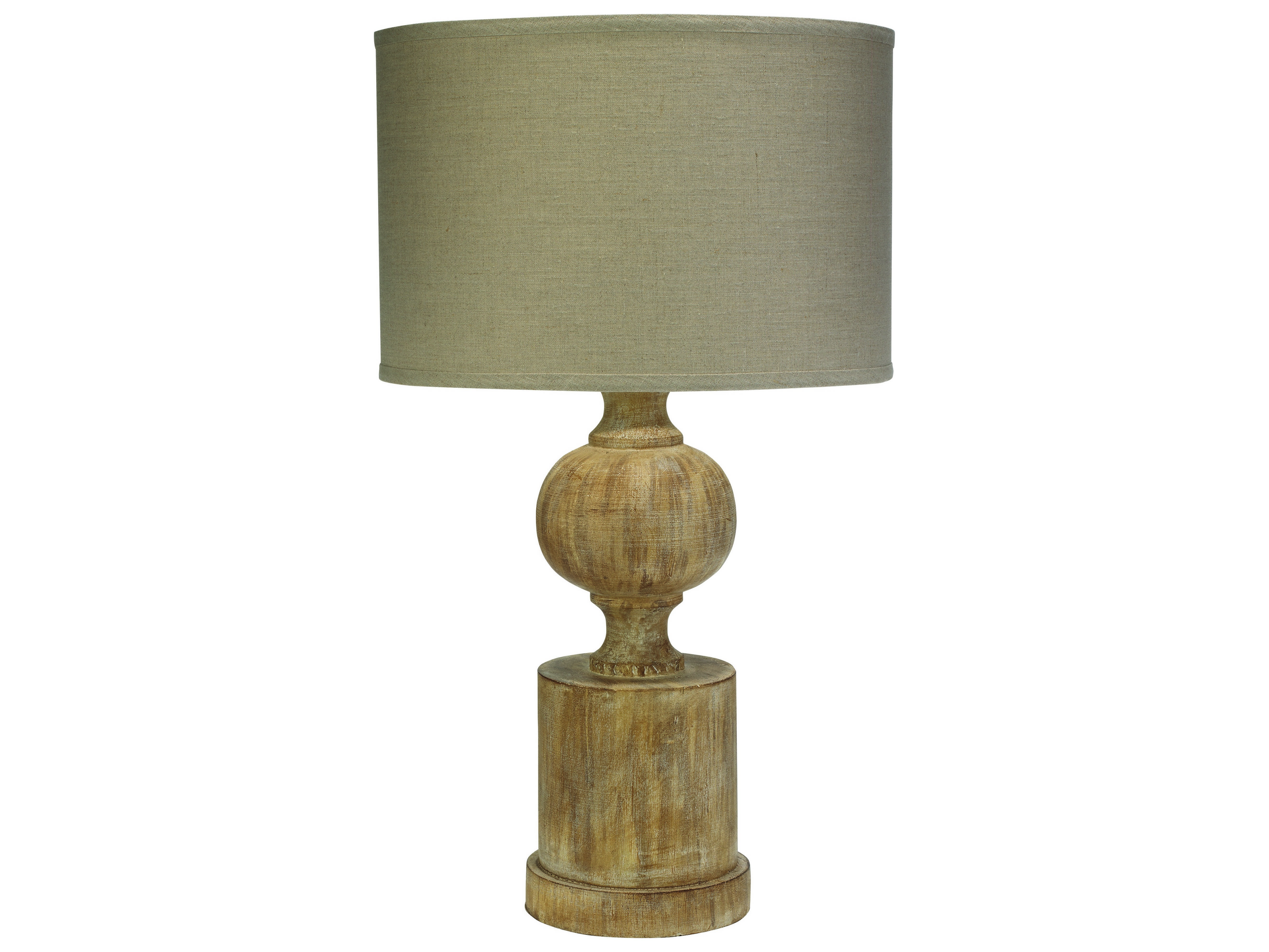 Jamie Young Company Windward Natural Wood Buffet Lamp JYC9WINWNAD255M