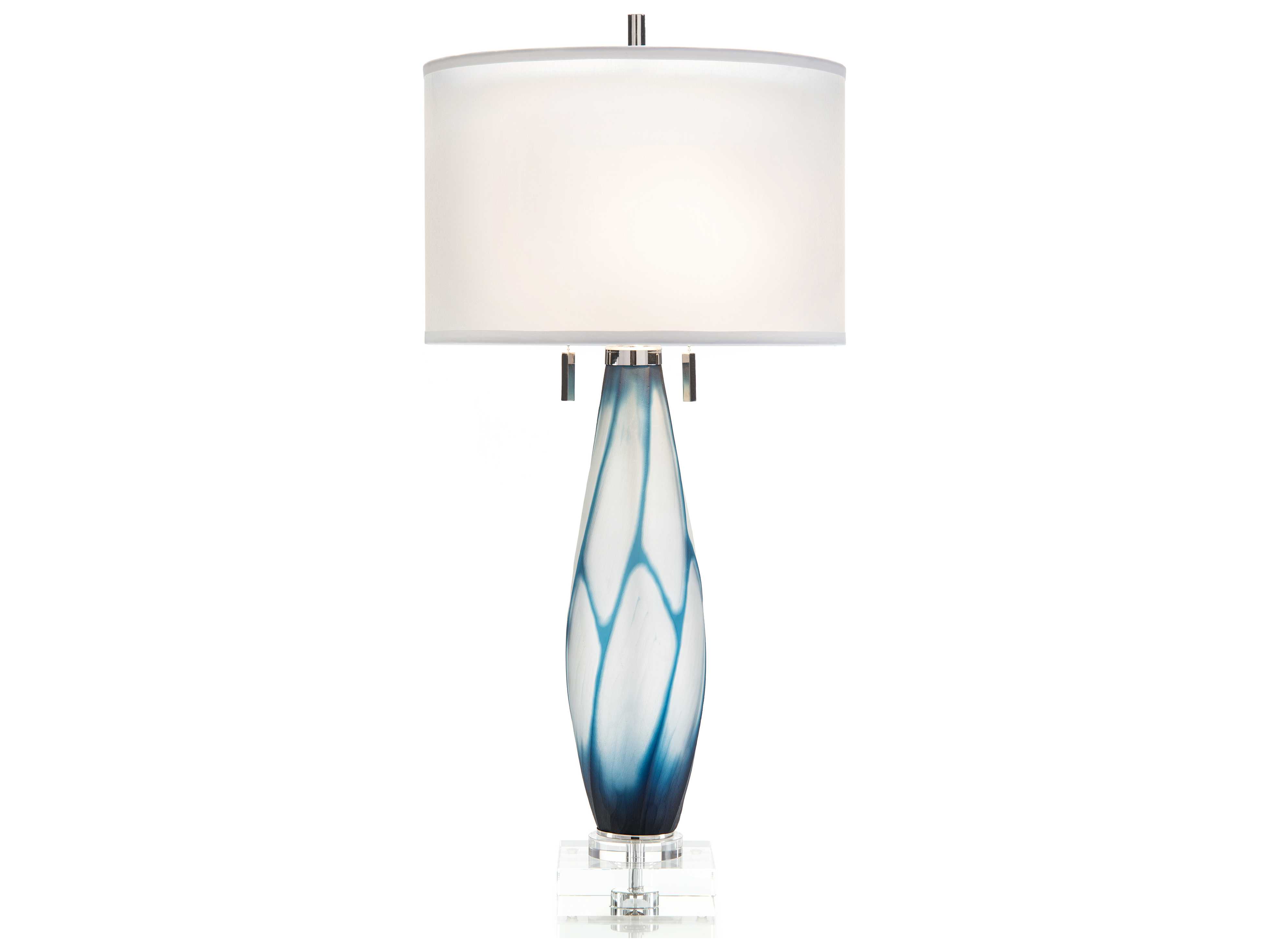 John Richard Lamps Etched Glass Onelight Buffet Lamp JRJRL9443