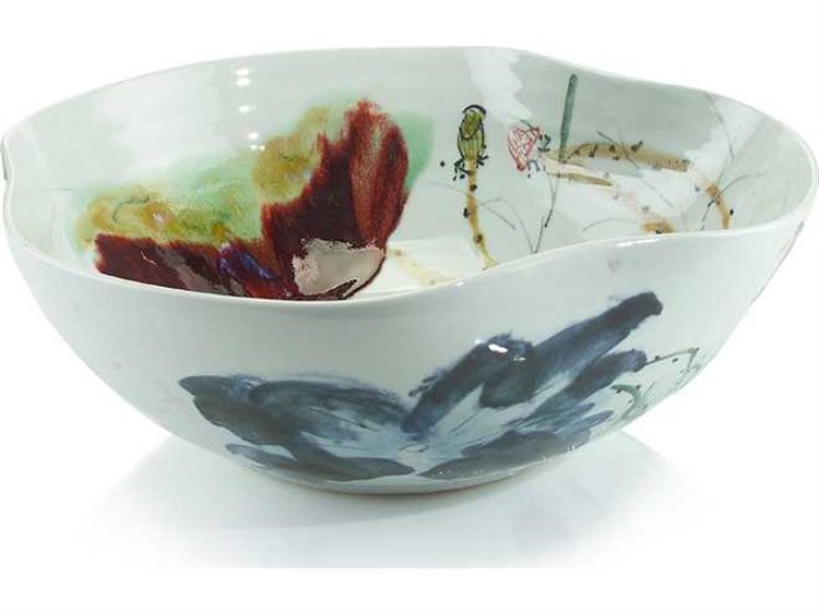 John Richard Curled Rim Large Bowl | JRJRA9020