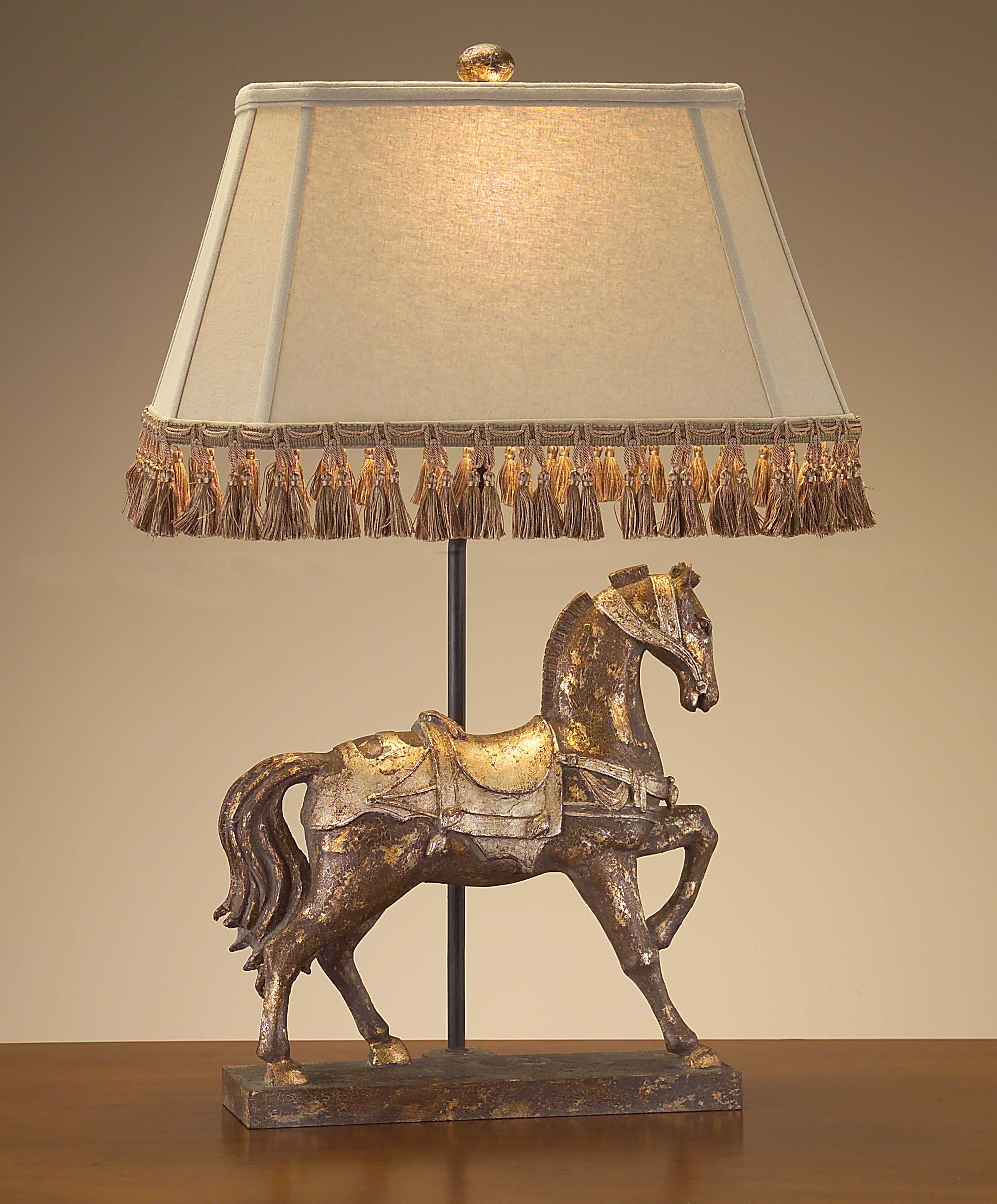 John Richard Lamps Distressed Gilded Table Lamp | JRJRL8191