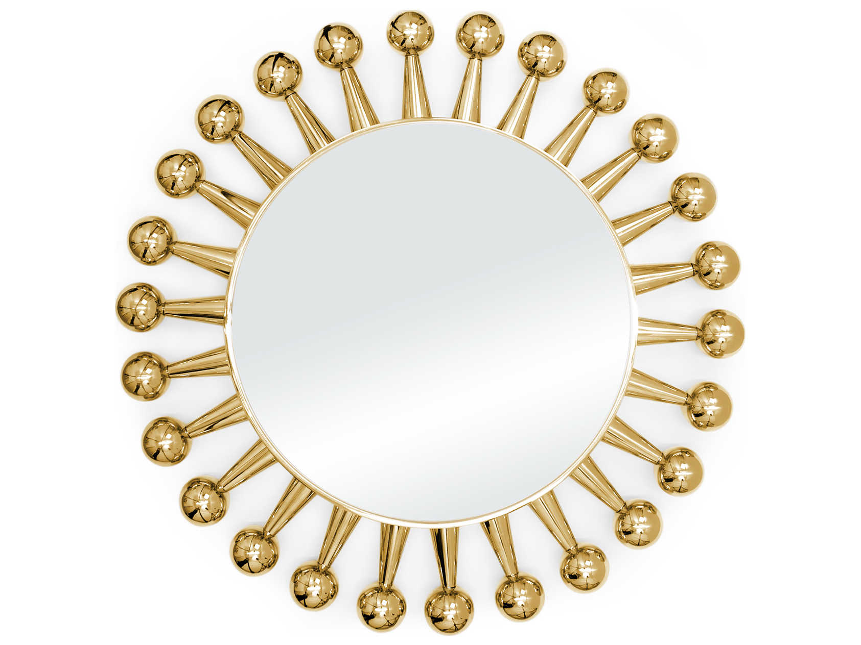 Jonathan Adler Jack Brass Wall Mirror | JON21725