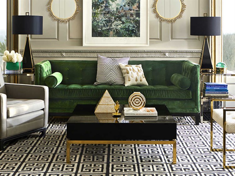 Jonathan Adler Lampert Venice Emerald Sofa Couch Jon21320 Jonathan Adler Lampert Venice Emerald