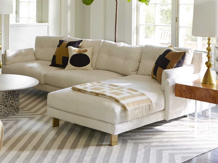Jonathan Adler Malibu Mulholland Pearl Sectional Sofa Jon19625