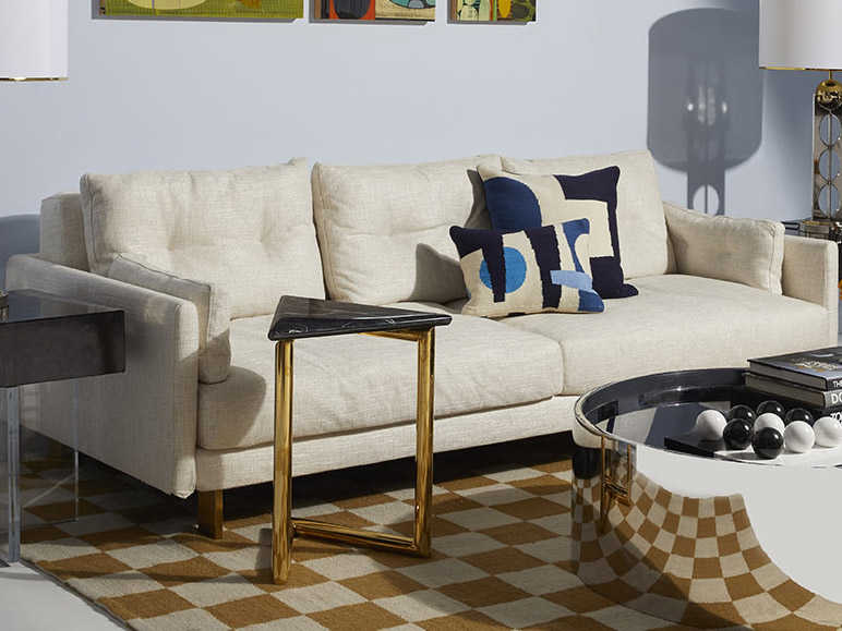 Jonathan Adler Malibu Mulholland Pearl Sofa Couch Jon17771