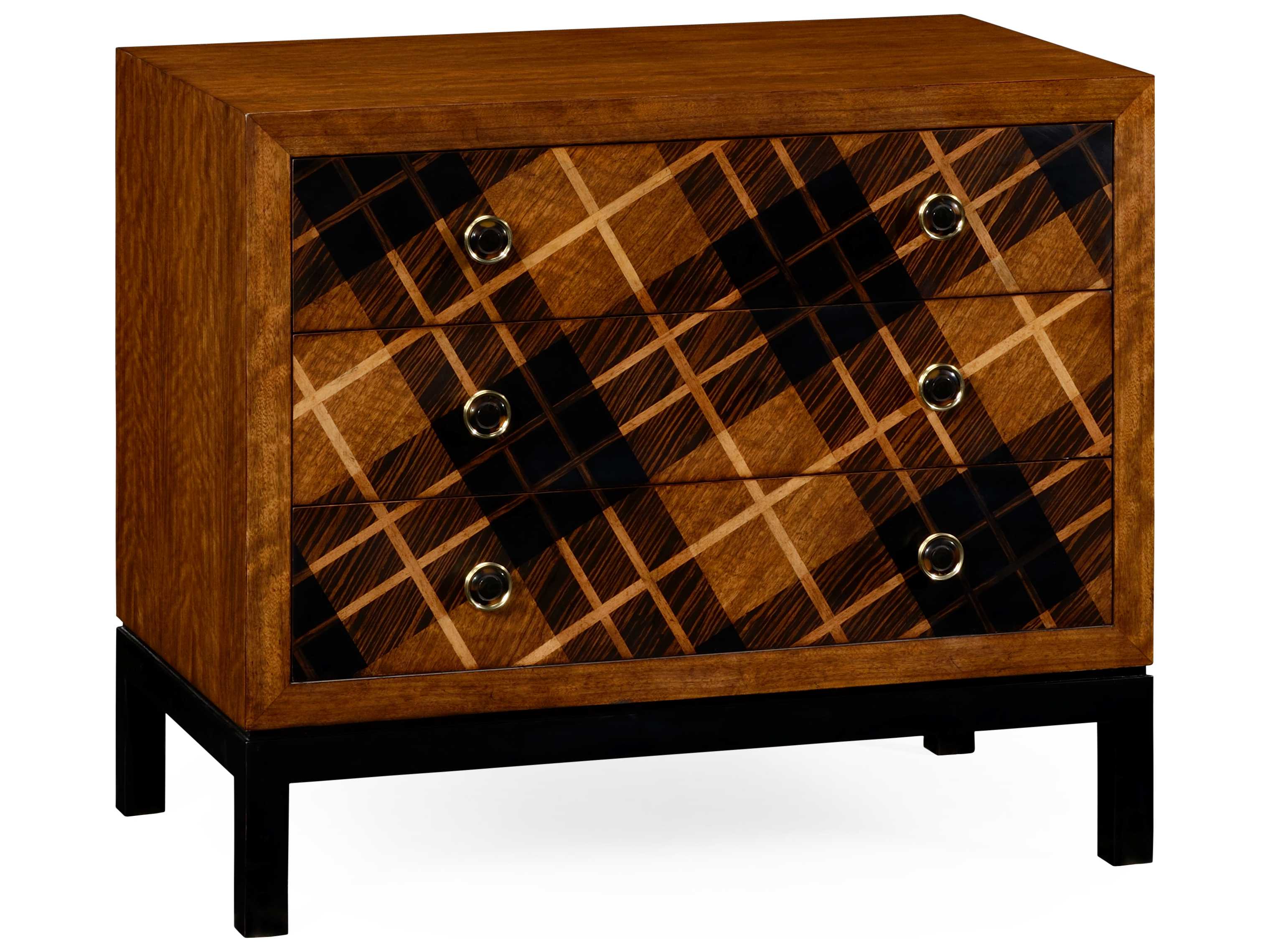 Jonathan Charles Alexander Julian Light Walnut On Marquetry Chest