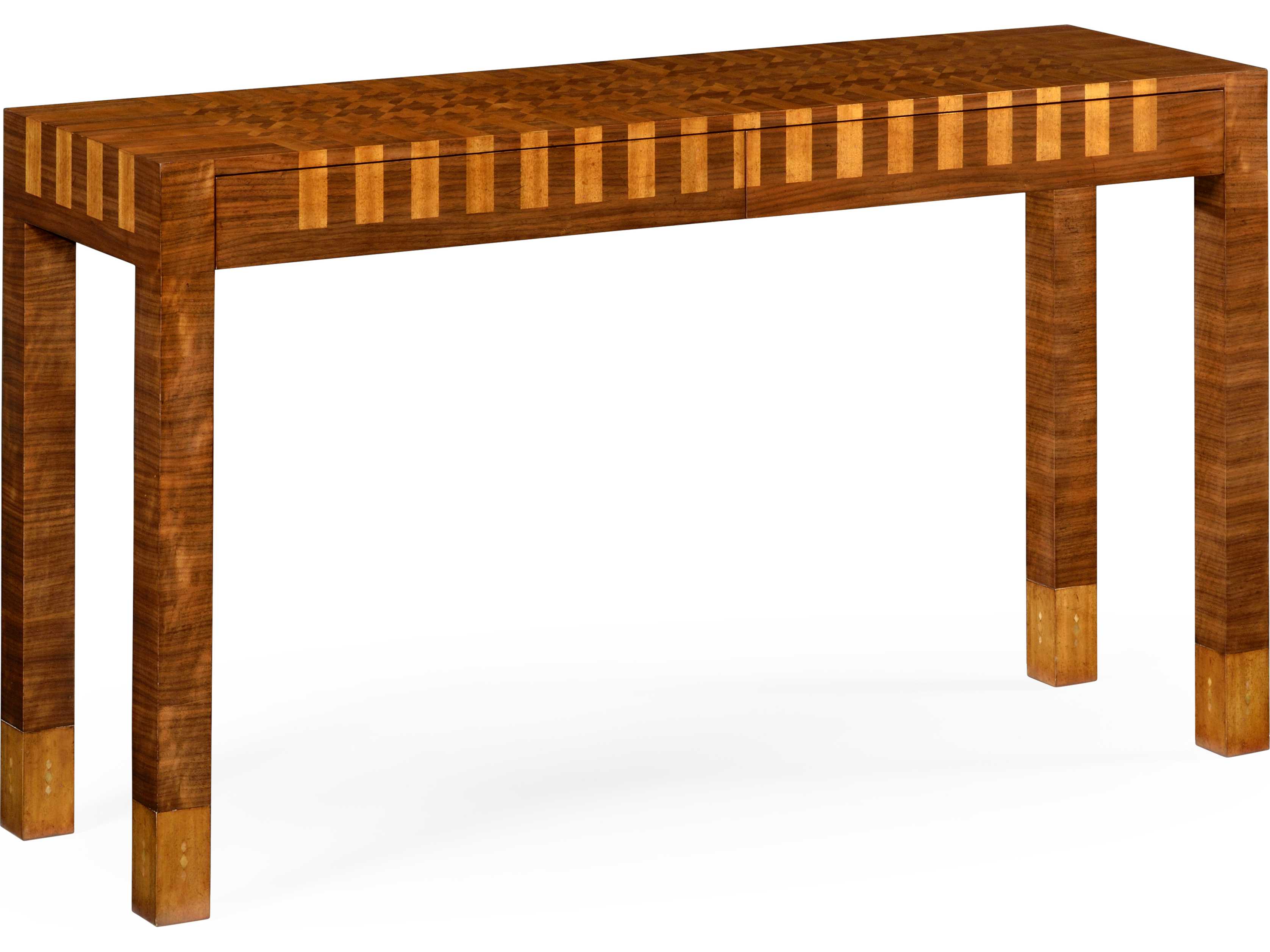 Jonathan Charles Alexander Julian Collection Light Walnut On Marquetry Veneer Console Table Jonathan Charles Alexander Julian Collection Light Walnut On Marquetry Veneer Console Table