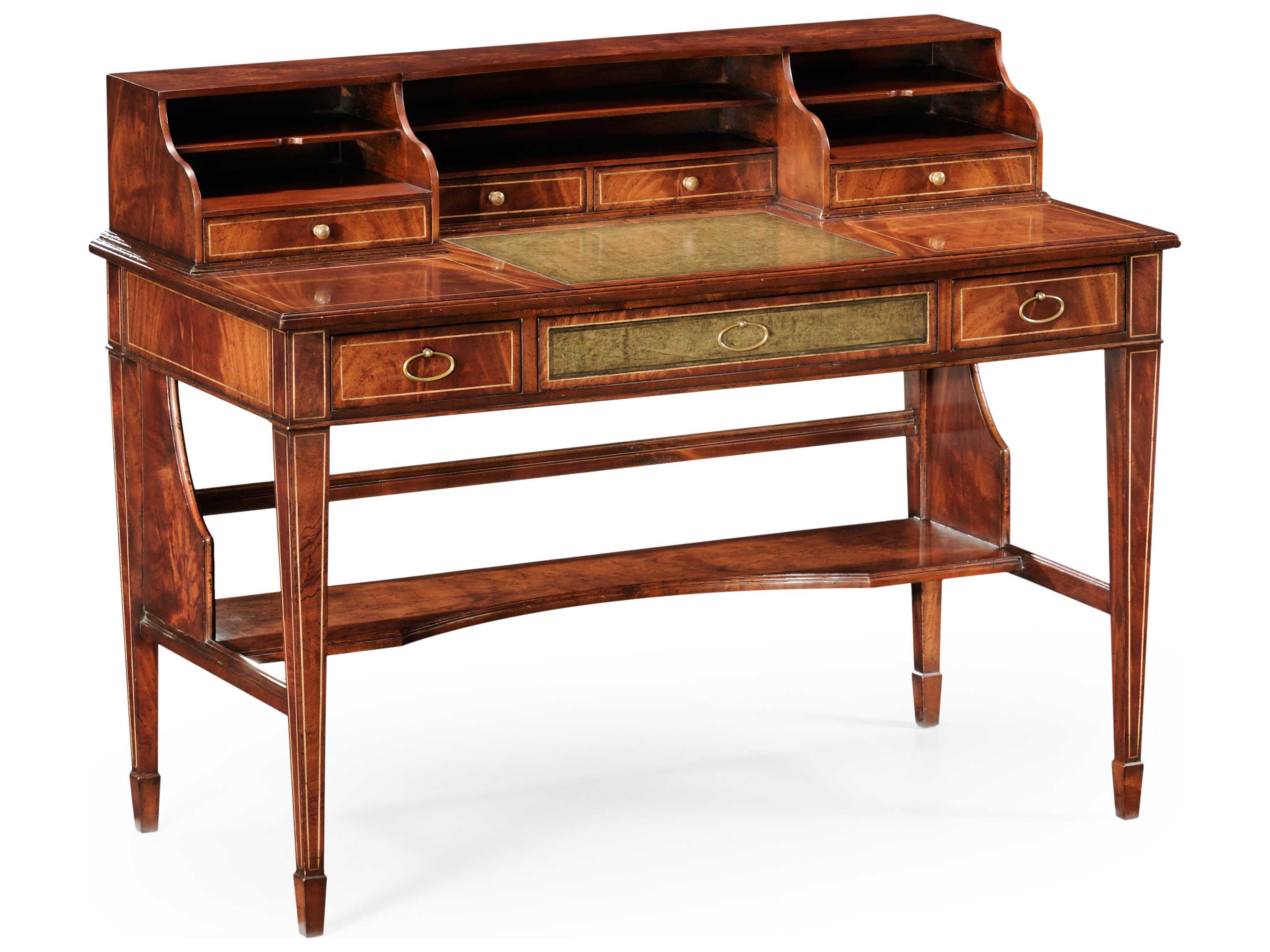 Jonathan Charles Buckingham Medium Antique Mahogany Secretary Desk