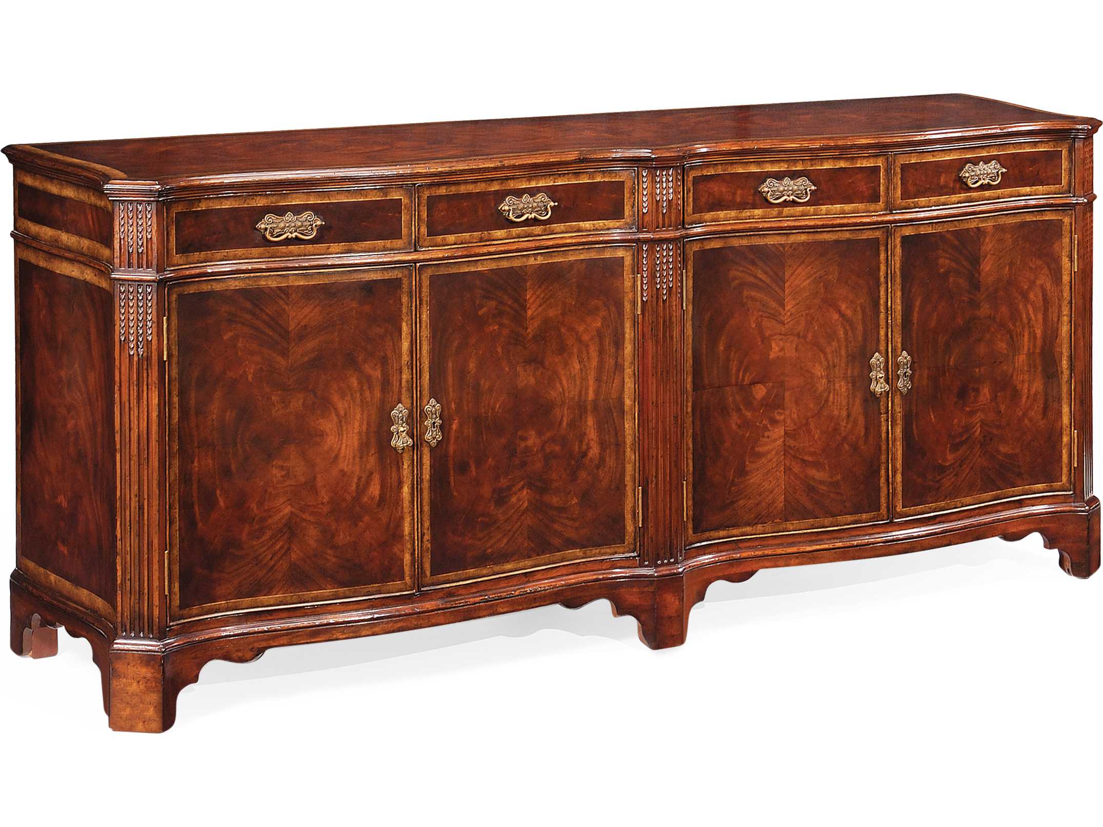 Jonathan Charles Buckingham Medium Antique Mahogany 86 x 22 Buffet