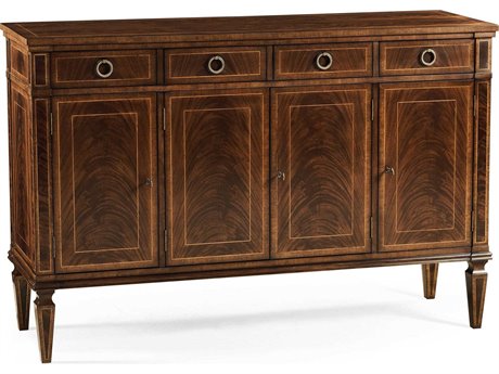 Jonathan Charles Buckingham Acacia Wood Antique Mahogany Sideboard